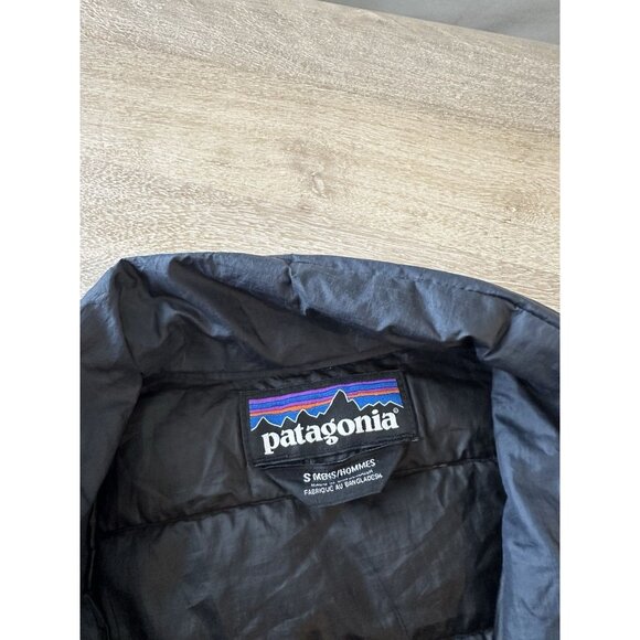 Patagonia Men's Down Sweater Jacket Dark Navy Size Small - Picture 5 of 10